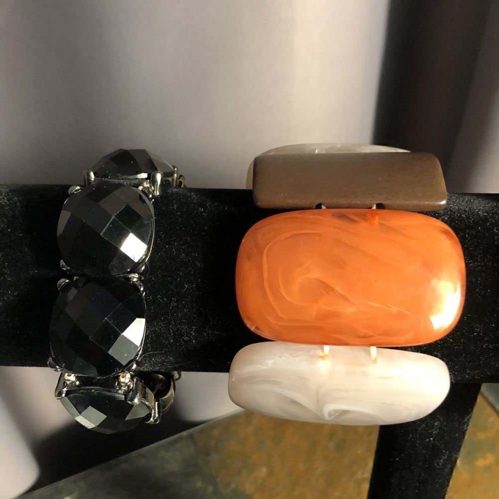 Bundle of 5 stretch bracelets - Picture 2 of 3